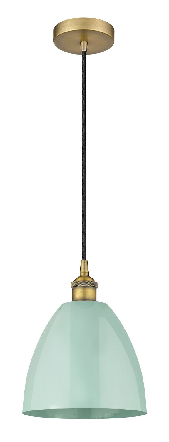 Innovations 616-1P-BB-MBD-9-SF One Light Mini Pendant, Brushed Brass