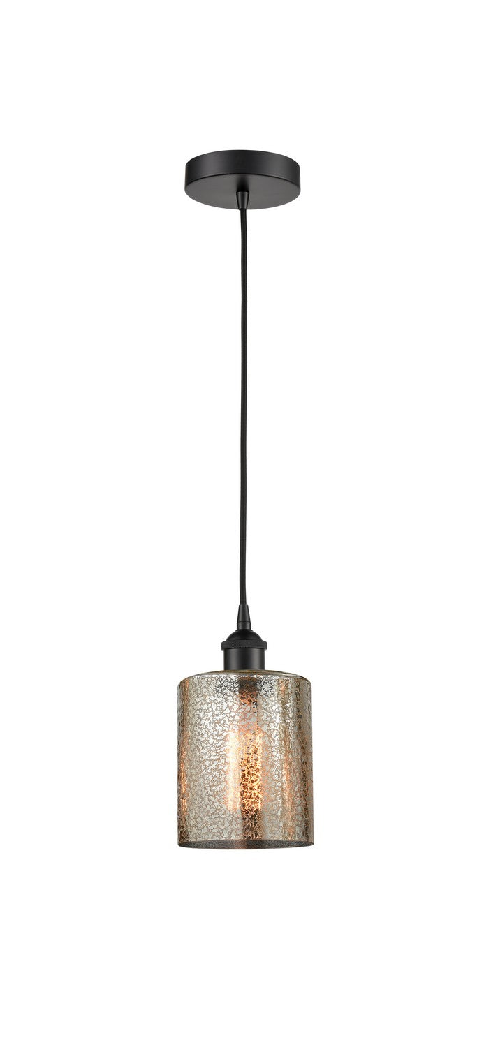 Innovations 616-1P-BK-G116 One Light Mini Pendant, Matte Black