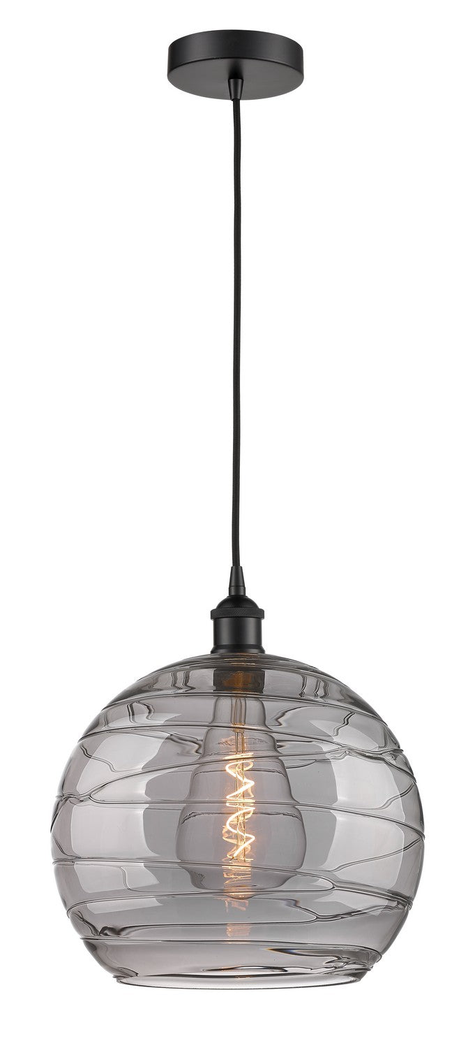 Innovations 616-1P-BK-G1213-14SM One Light Pendant, Matte Black