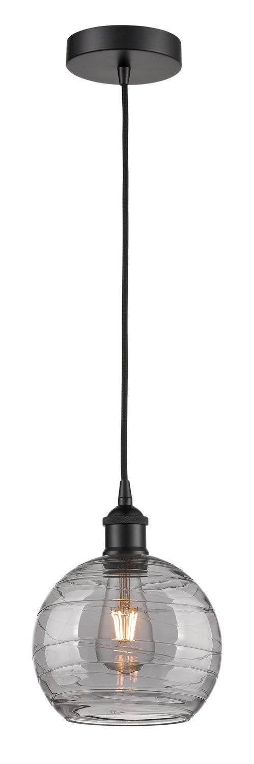 Innovations 616-1P-BK-G1213-8SM One Light Mini Pendant, Matte Black