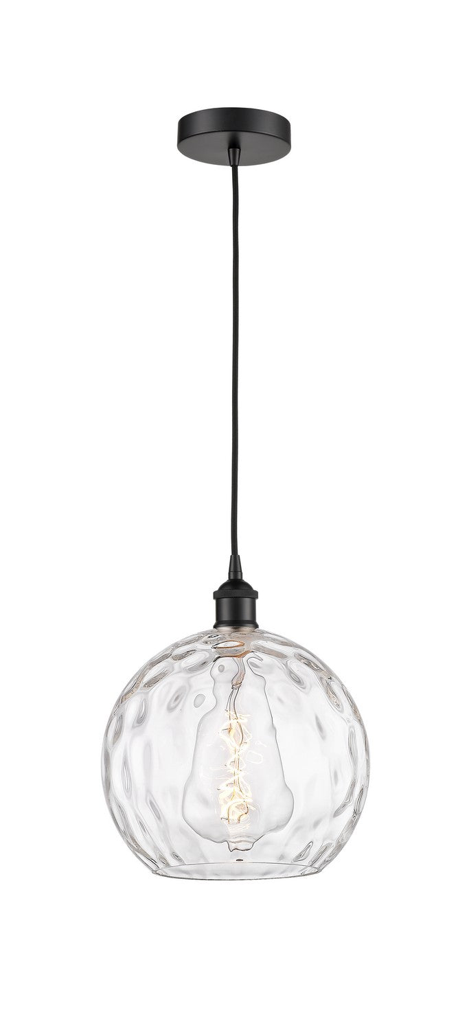 Innovations 616-1P-BK-G1215-10 One Light Mini Pendant, Matte Black
