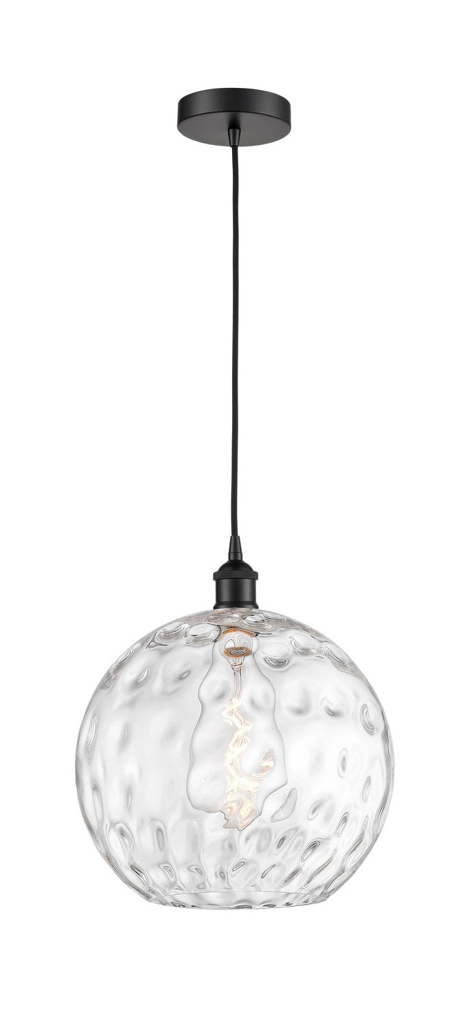 Innovations 616-1P-BK-G1215-12 One Light Mini Pendant, Matte Black