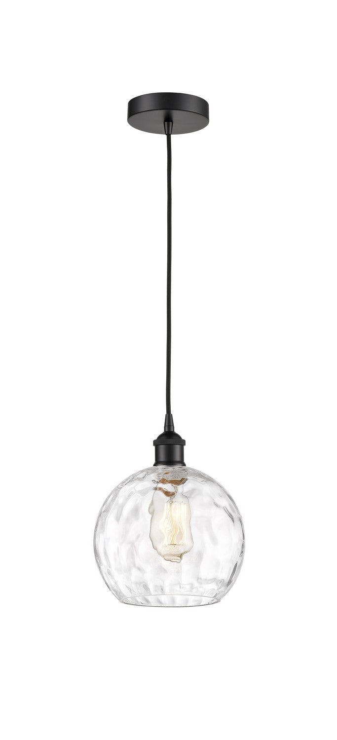 Innovations 616-1P-BK-G1215-8 One Light Mini Pendant, Matte Black