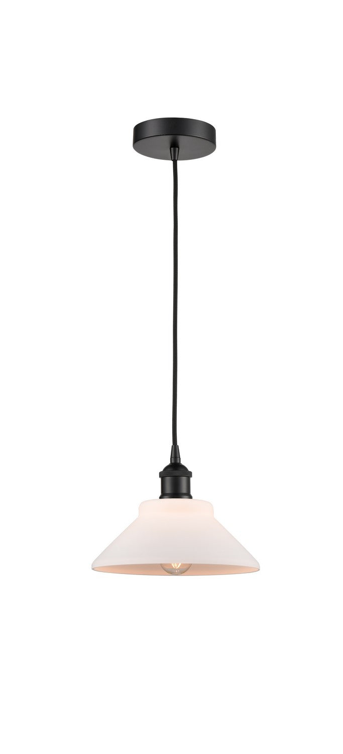 Innovations 616-1P-BK-G131 One Light Mini Pendant, Matte Black