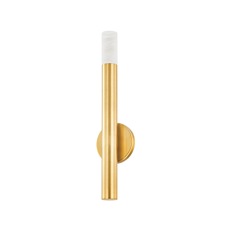 Hudson Valley 5719-AGB One Light Wall Sconce, Aged Brass