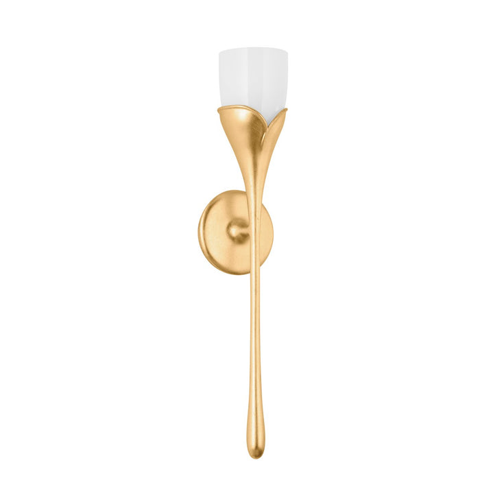 Hudson Valley 6791-VGL One Light Wall Sconce, Vintage Gold Leaf