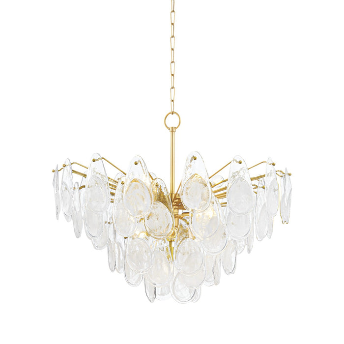 Hudson Valley 8315-AGB 15 Light Chandelier, Aged Brass