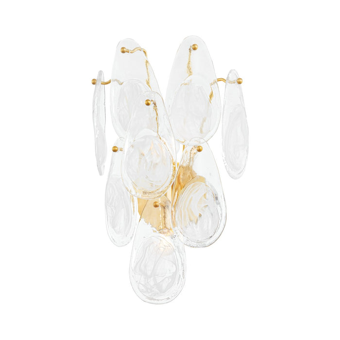 Hudson Valley 8319-AGB Two Light Wall Sconce, Aged Brass
