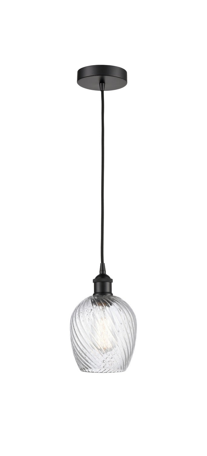 Innovations 616-1P-BK-G292 One Light Mini Pendant, Matte Black