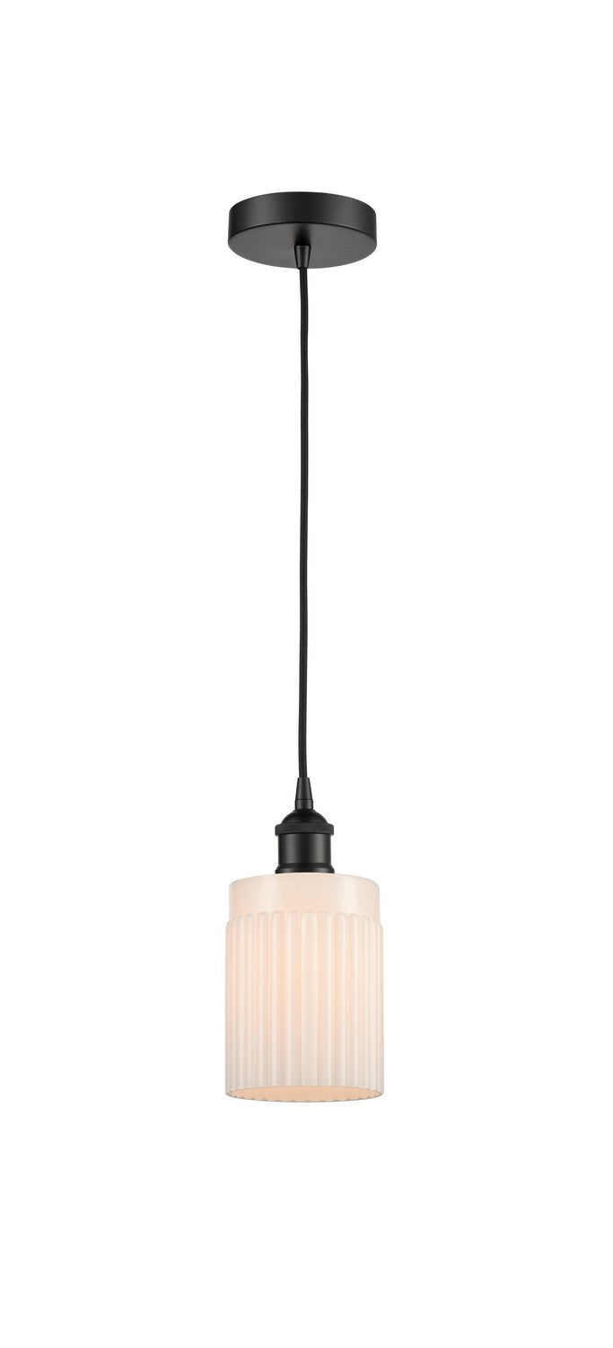 Innovations 616-1P-BK-G341 One Light Mini Pendant, Matte Black
