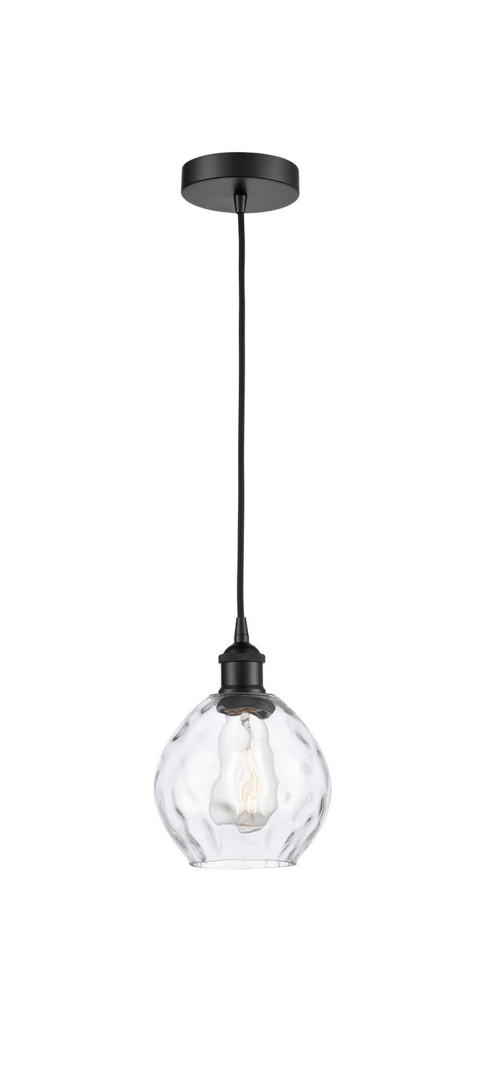 Innovations 616-1P-BK-G362 One Light Mini Pendant, Matte Black