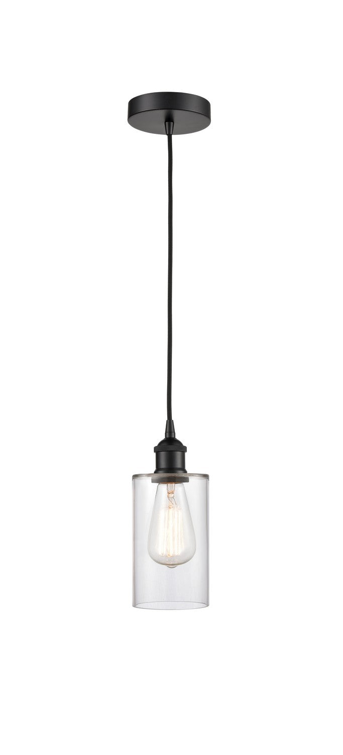 Innovations 616-1P-BK-G802 One Light Mini Pendant, Matte Black