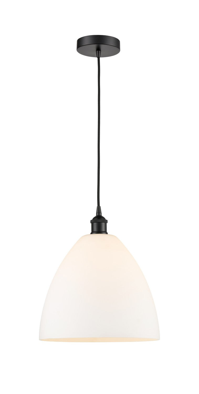 Innovations 616-1P-BK-GBD-121 One Light Mini Pendant, Matte Black