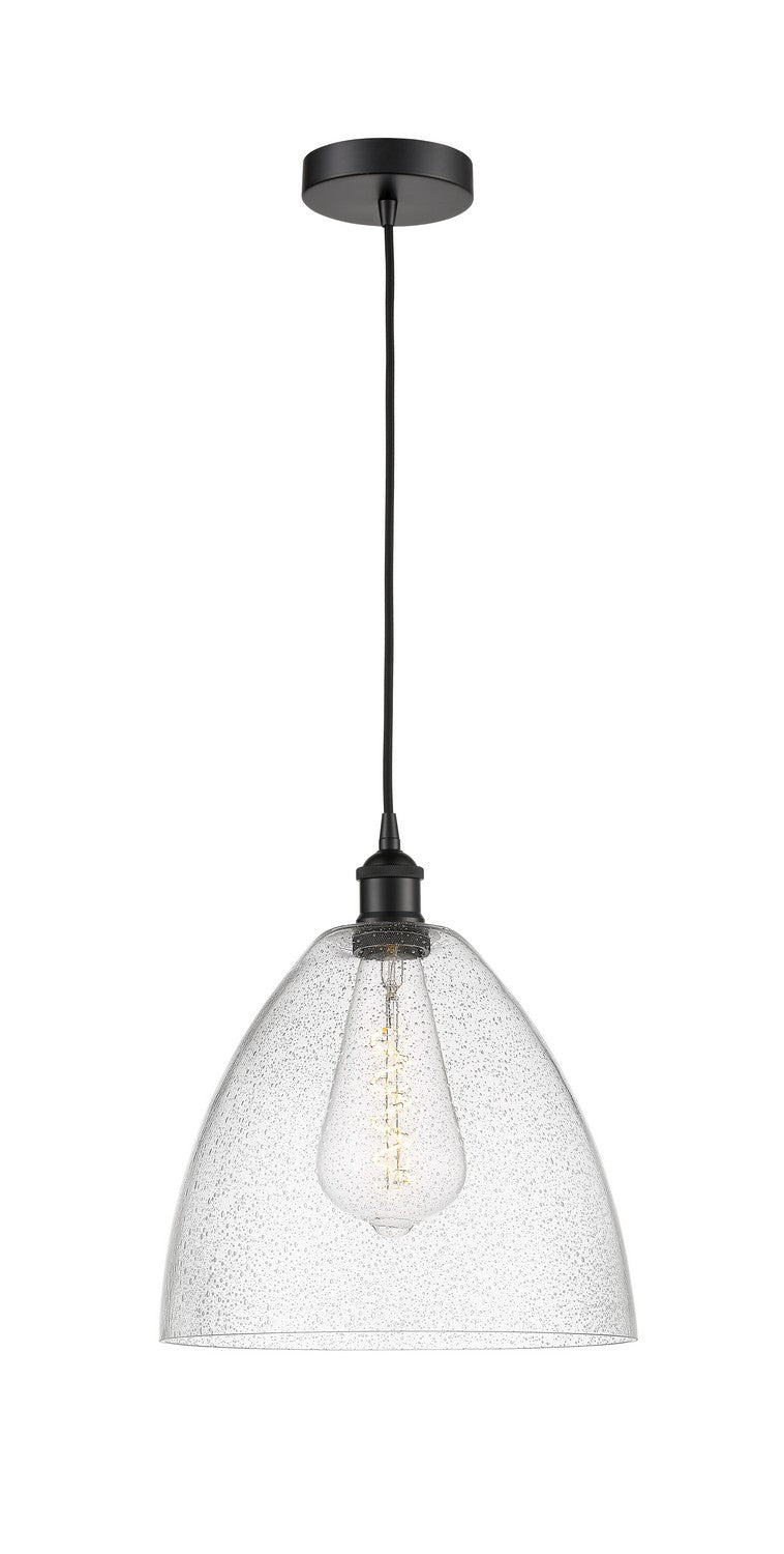 Innovations 616-1P-BK-GBD-124 One Light Mini Pendant, Matte Black