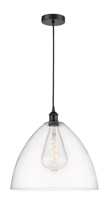Innovations 616-1P-BK-GBD-162 One Light Pendant, Matte Black