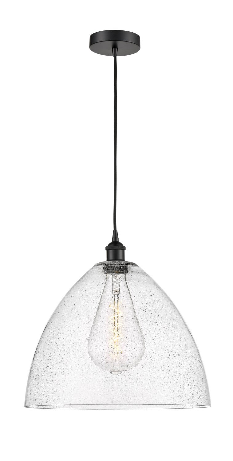 Innovations 616-1P-BK-GBD-164 One Light Pendant, Matte Black