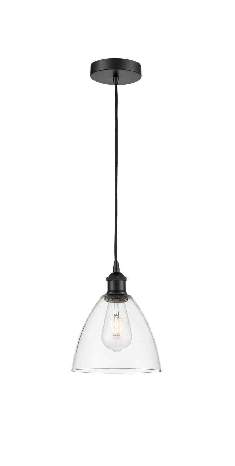 Innovations 616-1P-BK-GBD-752 One Light Mini Pendant, Matte Black