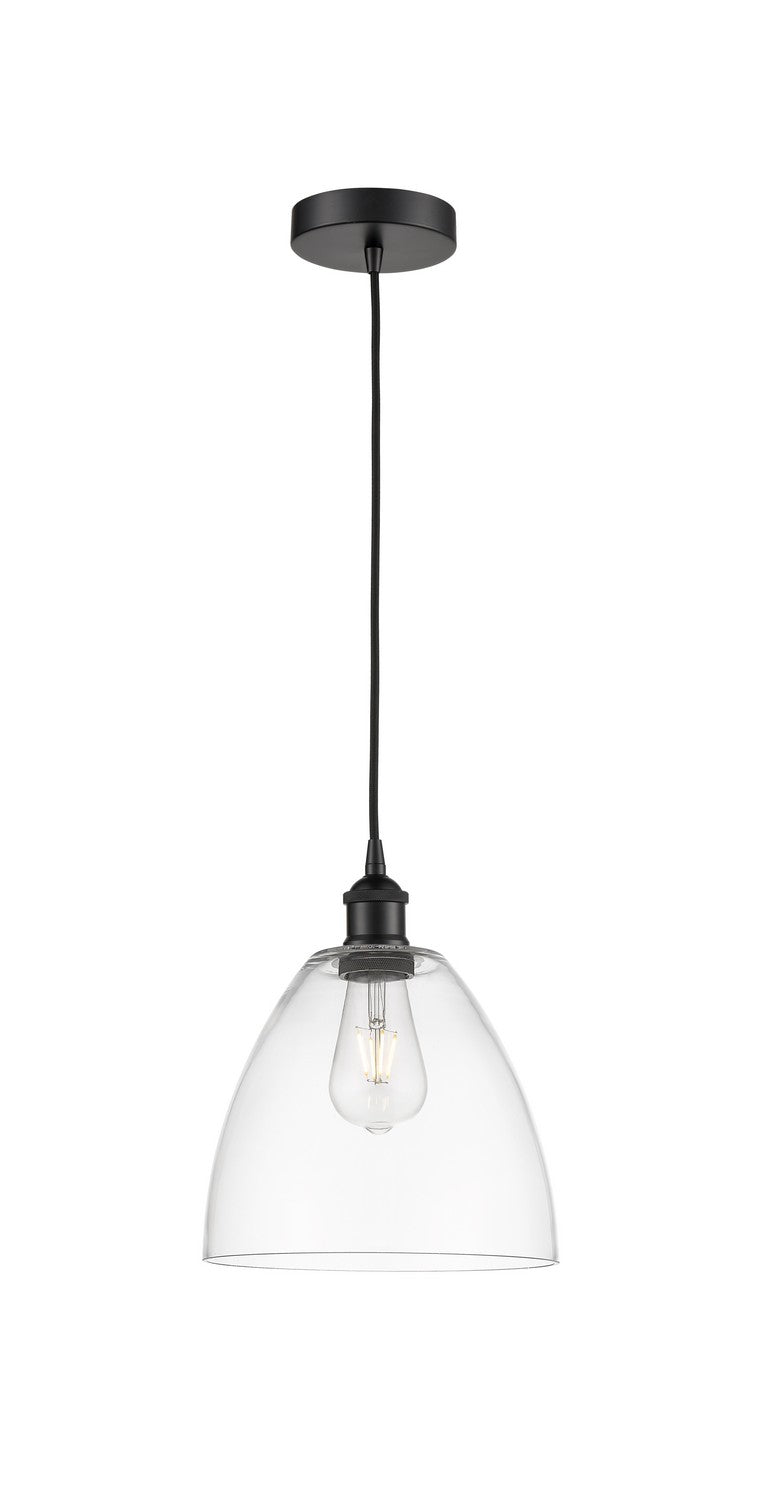 Innovations 616-1P-BK-GBD-92 One Light Mini Pendant, Matte Black