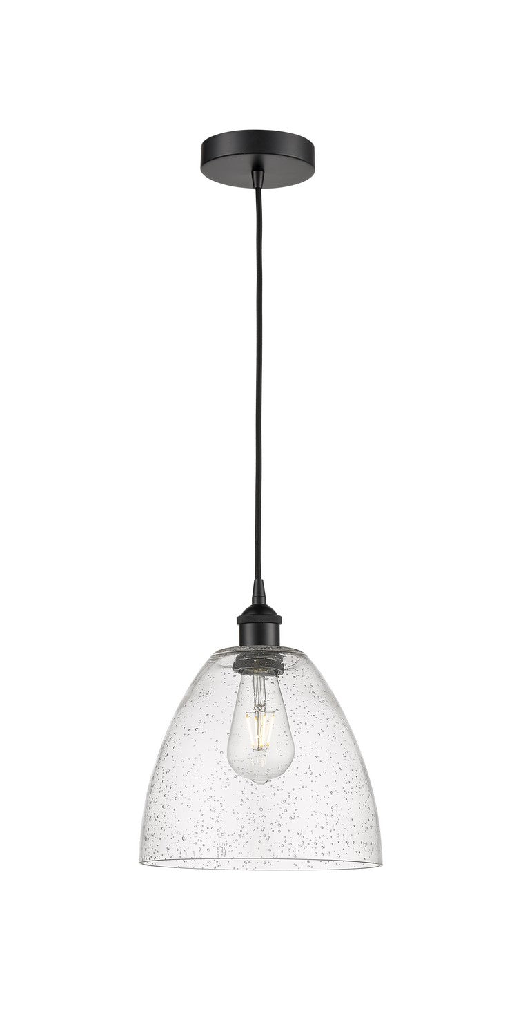 Innovations 616-1P-BK-GBD-94 One Light Mini Pendant, Matte Black