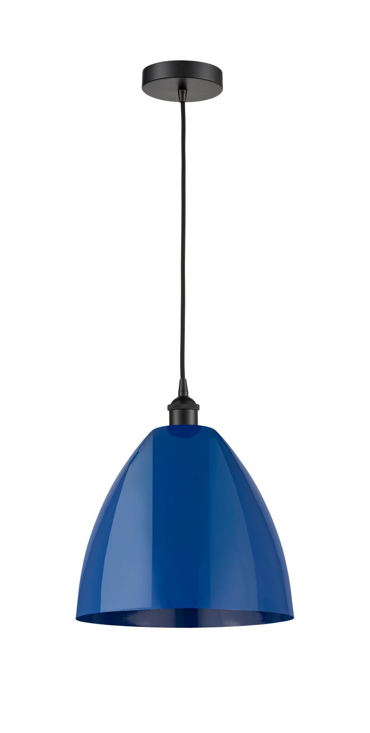 Innovations 616-1P-BK-MBD-12-BL One Light Mini Pendant, Matte Black