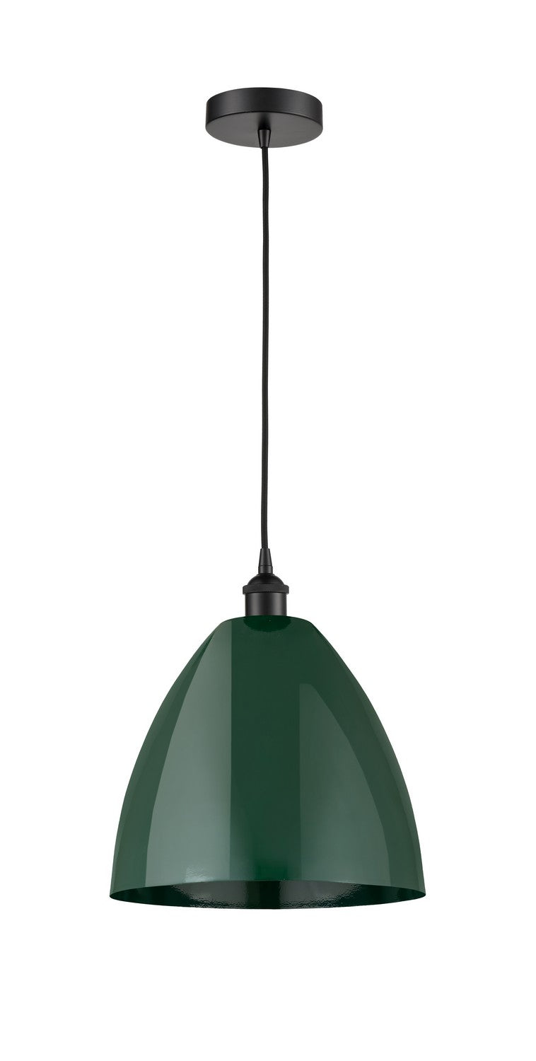 Innovations 616-1P-BK-MBD-12-GR One Light Mini Pendant, Matte Black