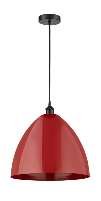 Innovations 616-1P-BK-MBD-16-RD One Light Mini Pendant, Matte Black