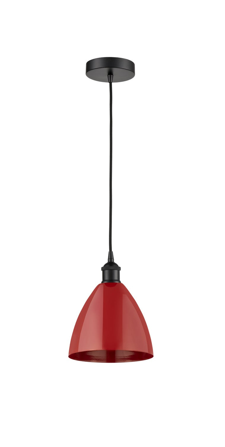 Innovations 616-1P-BK-MBD-75-RD One Light Mini Pendant, Matte Black