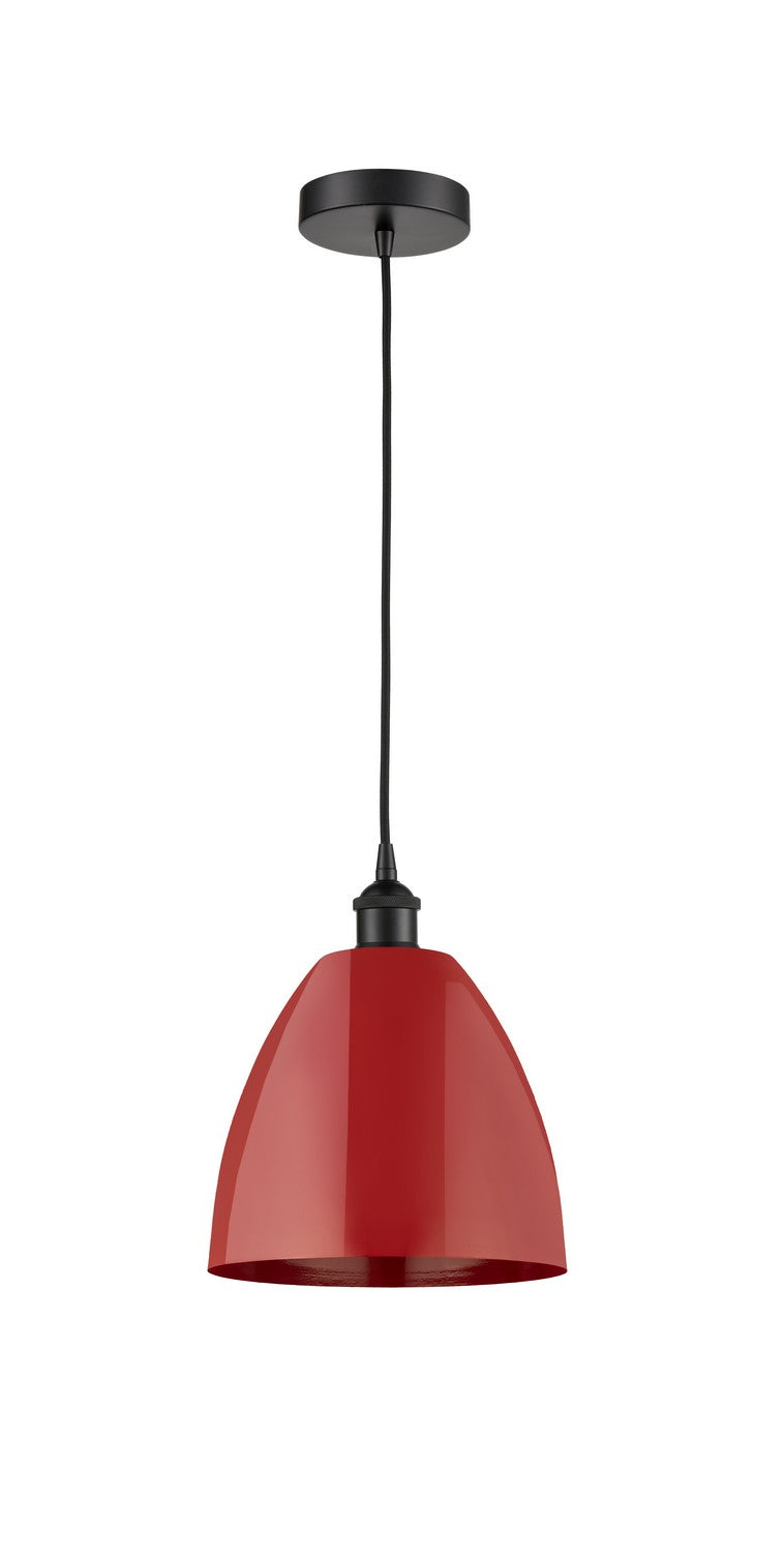 Innovations 616-1P-BK-MBD-9-RD One Light Mini Pendant, Matte Black