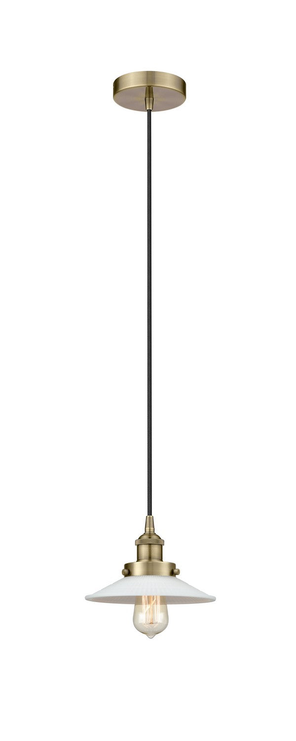 Innovations 616-1PH-AB-G1 One Light Mini Pendant, Antique Brass