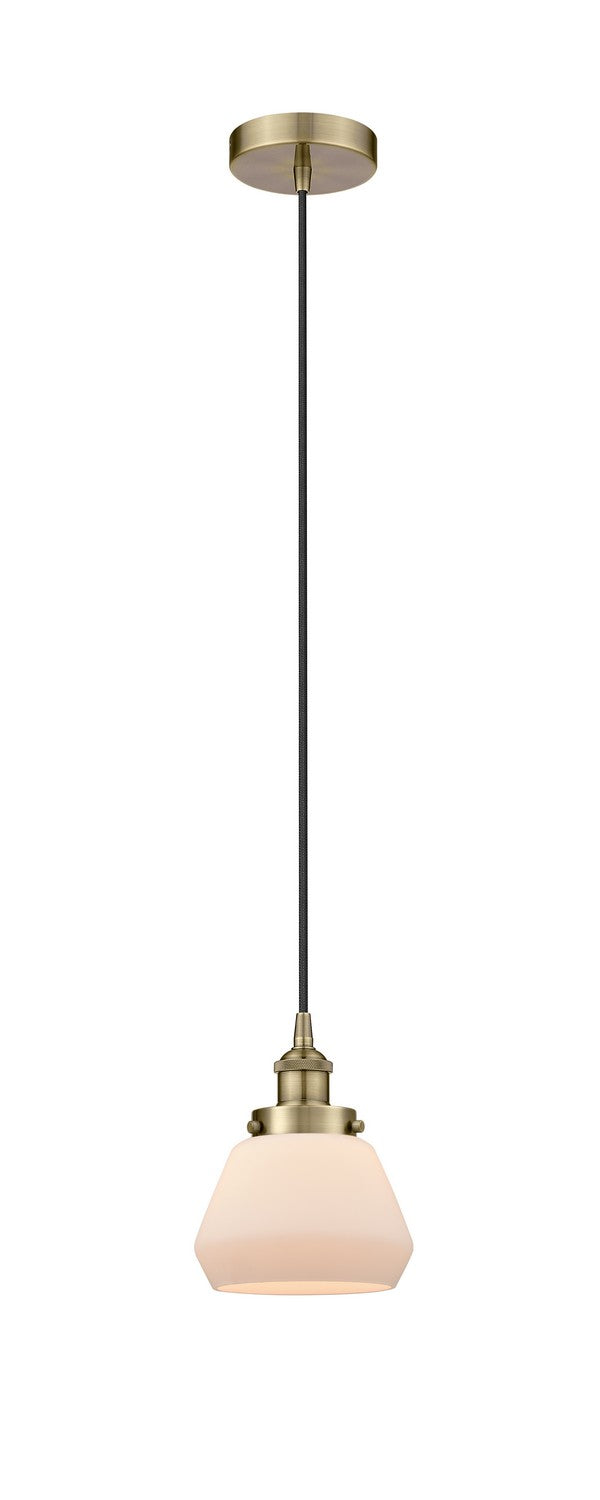 Innovations 616-1PH-AB-G171 One Light Mini Pendant, Antique Brass