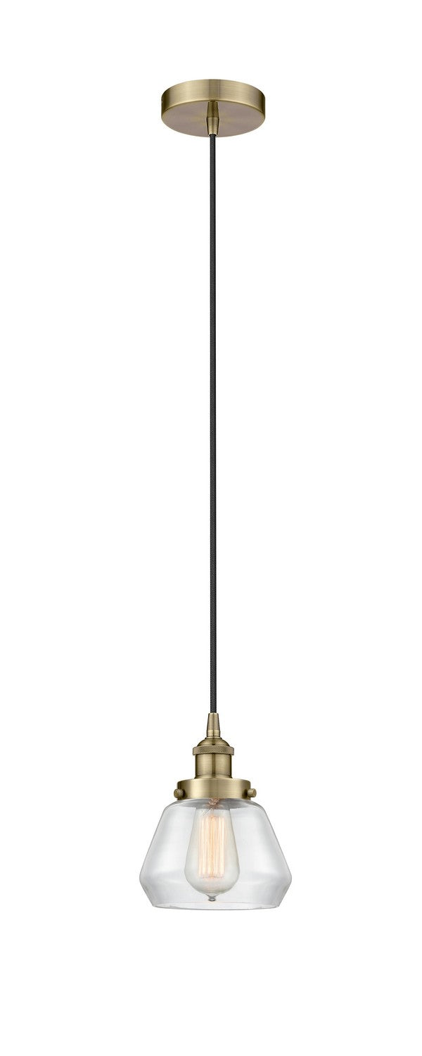 Innovations 616-1PH-AB-G172 One Light Mini Pendant, Antique Brass