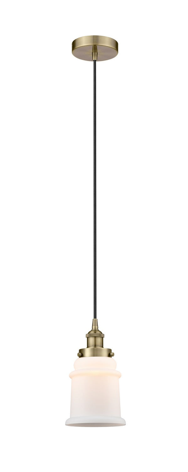 Innovations 616-1PH-AB-G181 One Light Mini Pendant, Antique Brass