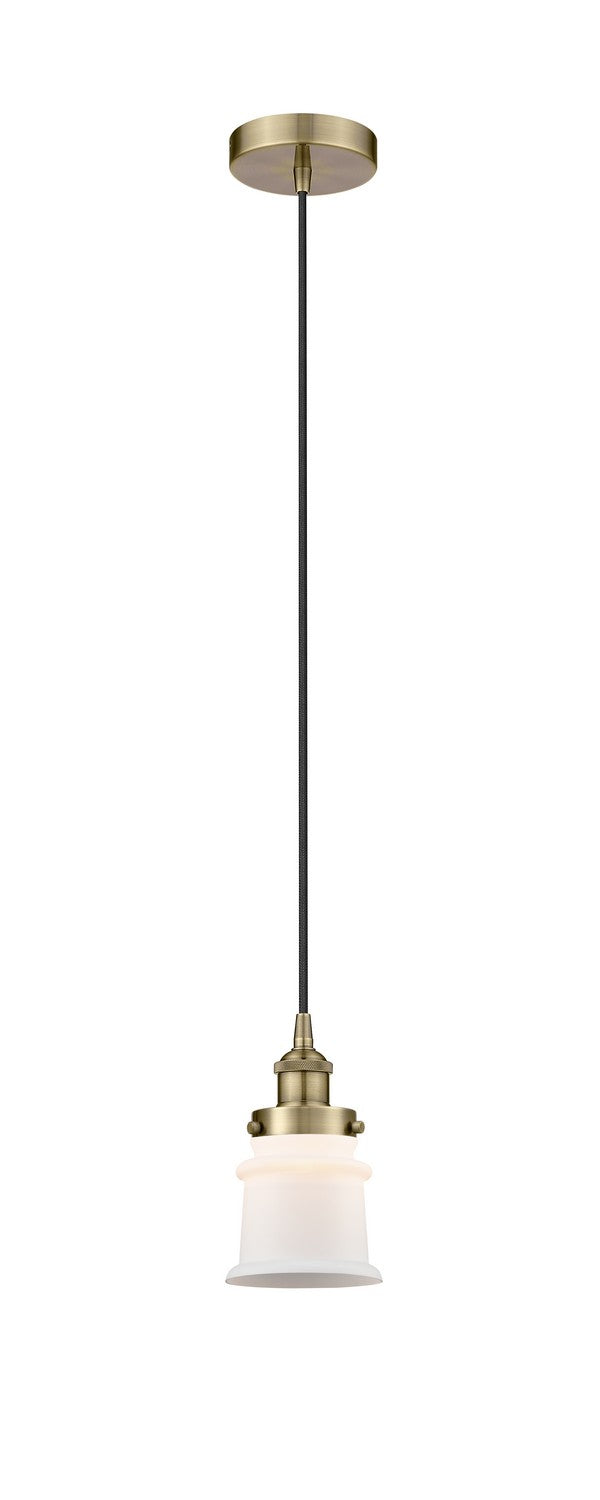 Innovations 616-1PH-AB-G181S One Light Mini Pendant, Antique Brass