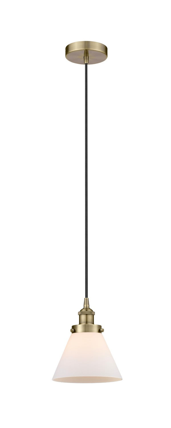Innovations 616-1PH-AB-G41 One Light Mini Pendant, Antique Brass