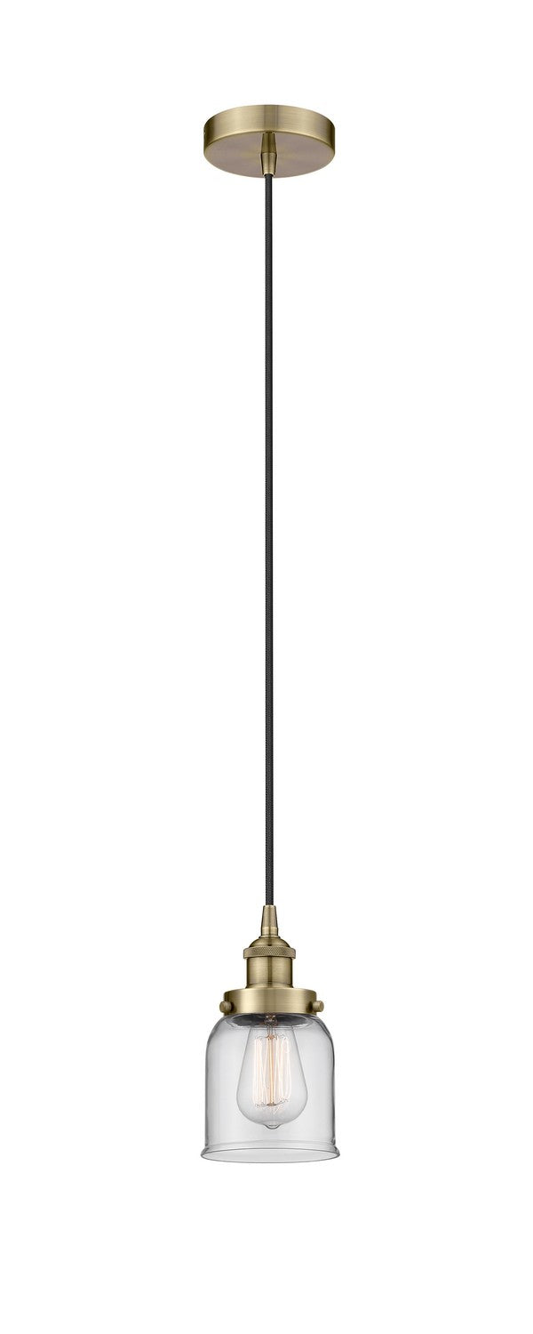 Innovations 616-1PH-AB-G52 One Light Mini Pendant, Antique Brass
