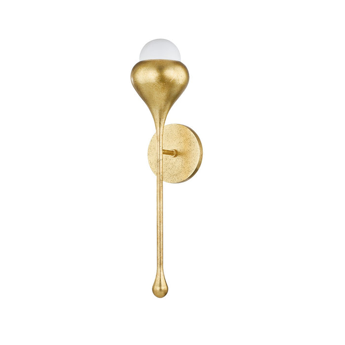 Mitzi H850101-VGL One Light Wall Sconce, Vintage Gold Leaf