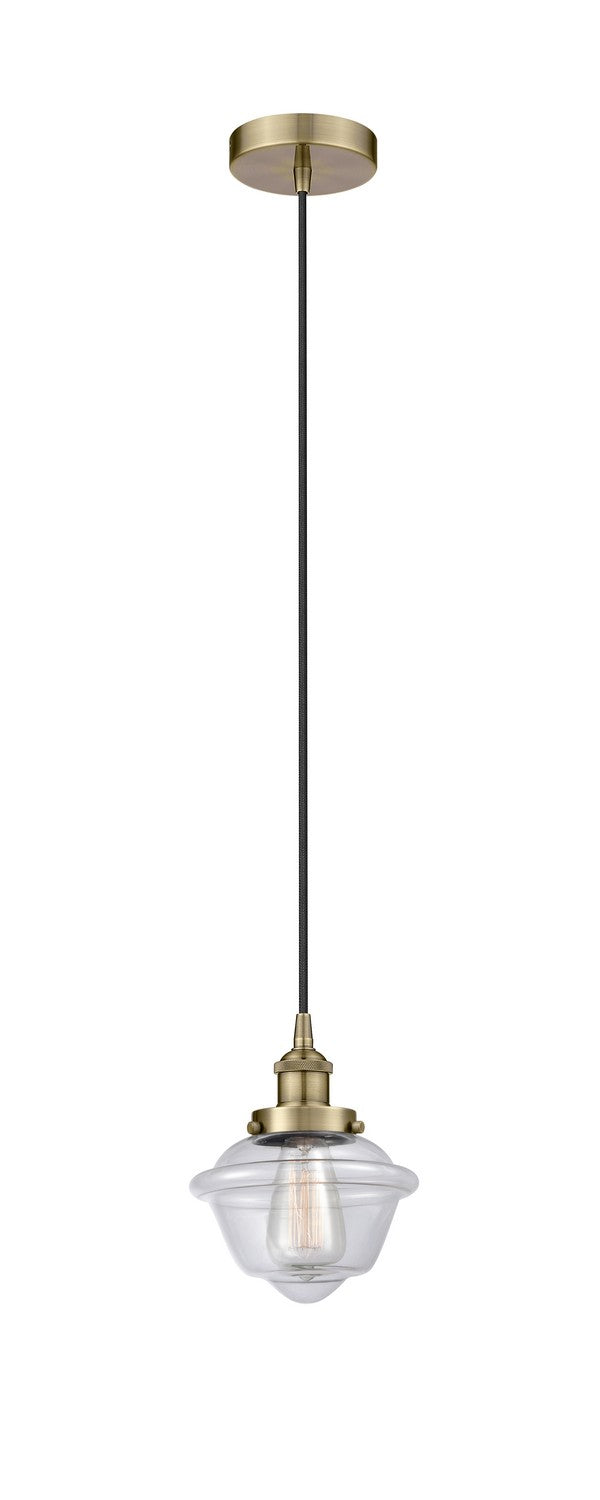 Innovations 616-1PH-AB-G532 One Light Mini Pendant, Antique Brass