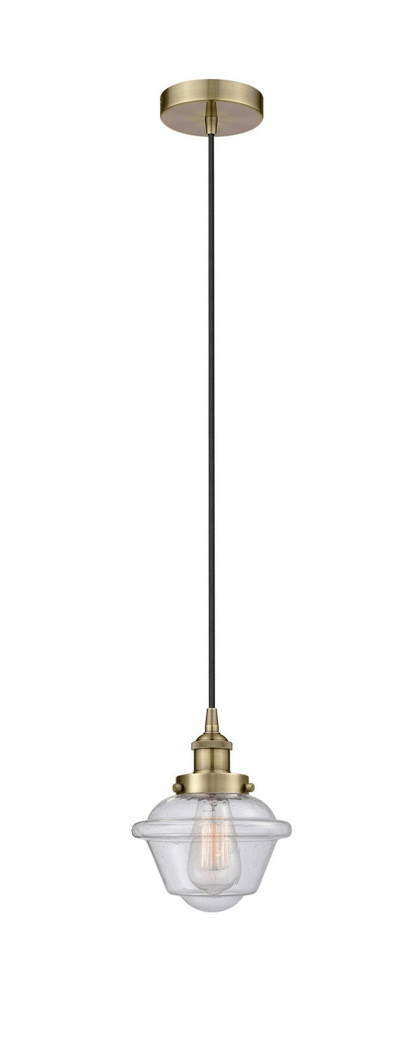 Innovations 616-1PH-AB-G534 One Light Mini Pendant, Antique Brass