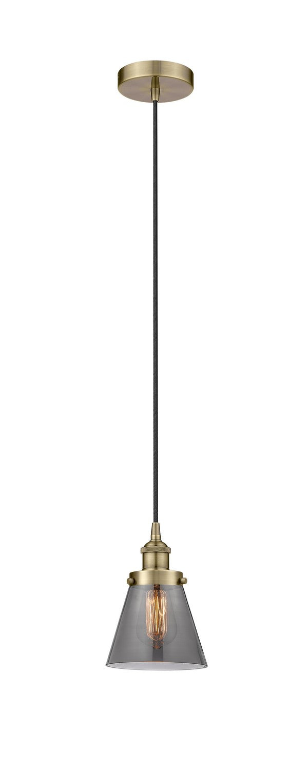 Innovations 616-1PH-AB-G63 One Light Mini Pendant, Antique Brass