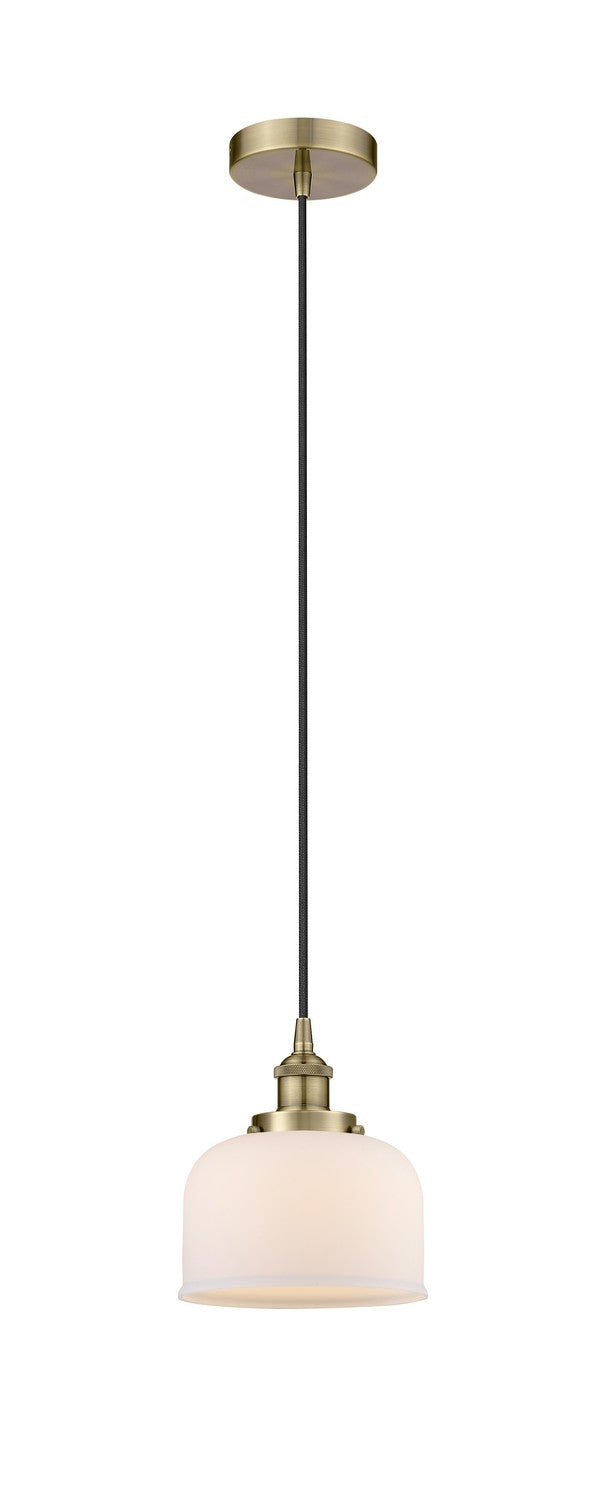 Innovations 616-1PH-AB-G71 One Light Mini Pendant, Antique Brass