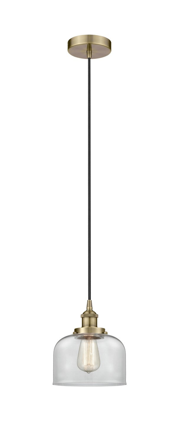 Innovations 616-1PH-AB-G72 One Light Mini Pendant, Antique Brass