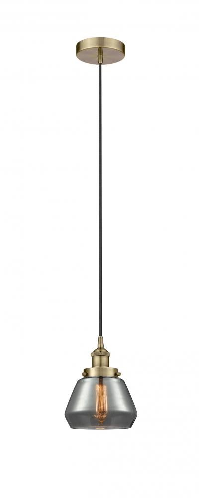 Innovations 616-1PH-AB-G173 One Light Mini Pendant, Antique Brass