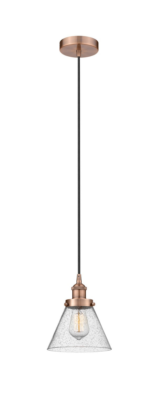 Innovations 616-1PH-AC-G44 One Light Mini Pendant, Antique Copper