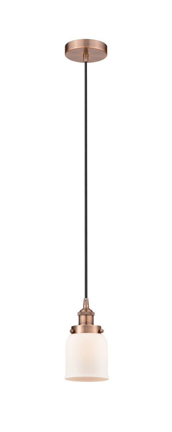 Innovations 616-1PH-AC-G51 One Light Mini Pendant, Antique Copper