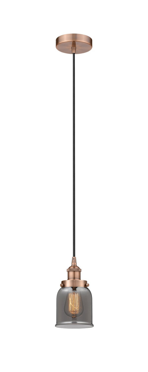 Innovations 616-1PH-AC-G53 One Light Mini Pendant, Antique Copper