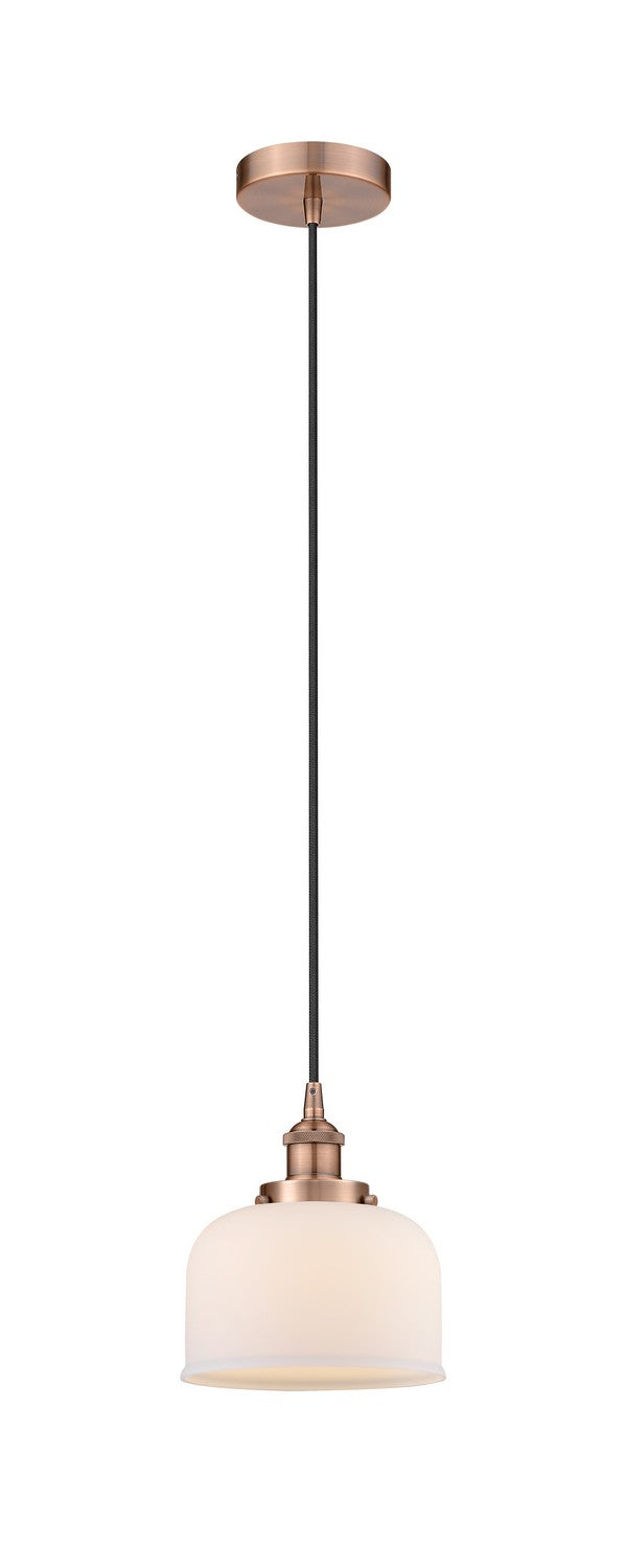Innovations 616-1PH-AC-G71 One Light Mini Pendant, Antique Copper