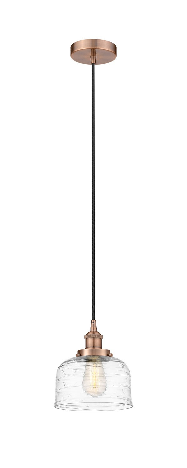 Innovations 616-1PH-AC-G713 One Light Mini Pendant, Antique Copper