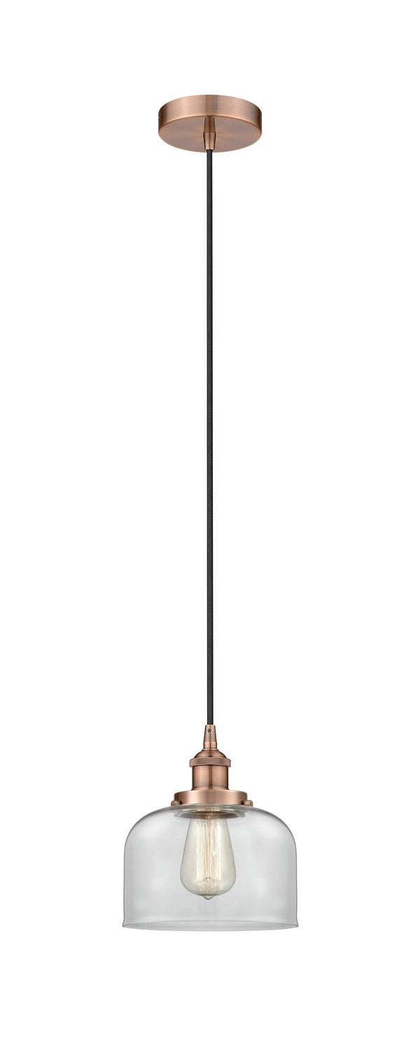 Innovations 616-1PH-AC-G72 One Light Mini Pendant, Antique Copper