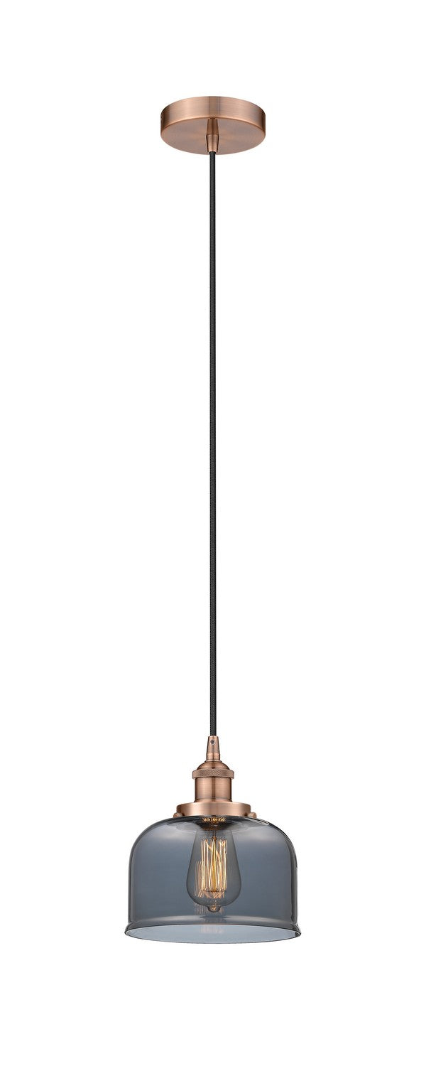 Innovations 616-1PH-AC-G73 One Light Mini Pendant, Antique Copper