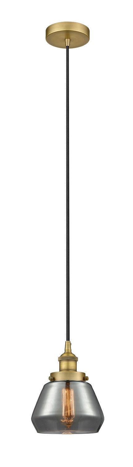 Innovations 616-1PH-BB-G173 One Light Mini Pendant, Brushed Brass